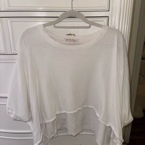 FP Movement by Free People White Short Sleeve Top